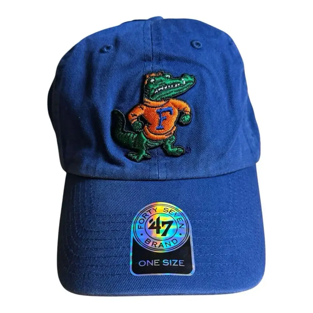 Florida Gators ’47 Brand Clean Up Hat Royal Blue Albert Gator Adjustable Cap